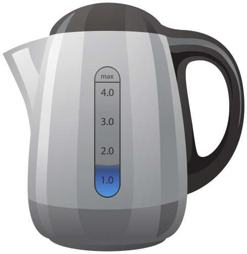 Electric Kettle PNG Clipart - High-quality PNG Clipart Image in cattegory Home Appliances PNG / Clipart from ClipartPNG.com