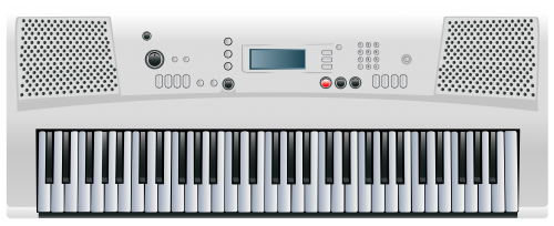 Electronic Keyboard PNG Clipart - High-quality PNG Clipart Image in cattegory Musical Instruments PNG / Clipart from ClipartPNG.com