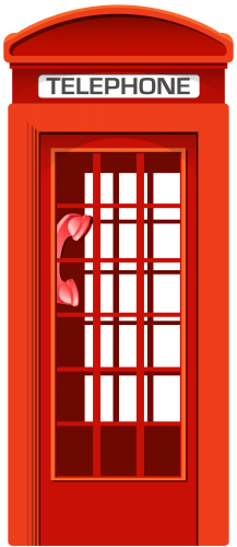 English Telephone Booth PNG Clipart - High-quality PNG Clipart Image in cattegory Outdoor PNG / Clipart from ClipartPNG.com