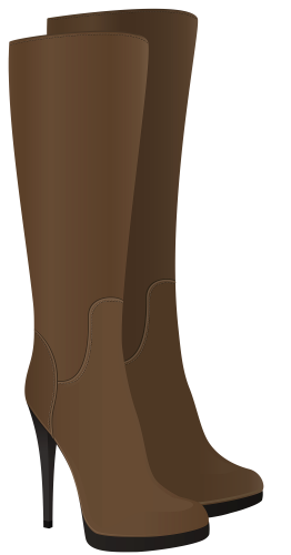 Female Brown Boots PNG Clipart - High-quality PNG Clipart Image in cattegory Shoes PNG / Clipart from ClipartPNG.com