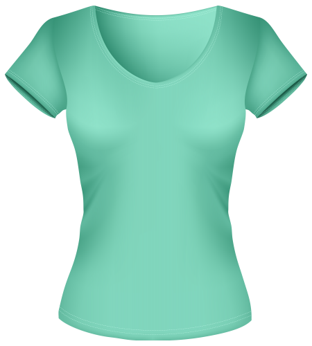 Female Green Shirt PNG Clipart - High-quality PNG Clipart Image in cattegory Clothing PNG / Clipart from ClipartPNG.com