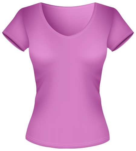 Female Pink Shirt PNG Clipart - Best WEB Clipart