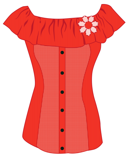Female Red Top PNG Clipart - High-quality PNG Clipart Image in cattegory Clothing PNG / Clipart from ClipartPNG.com