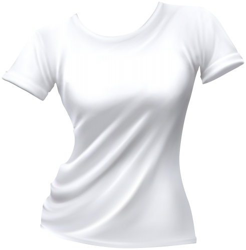 Female T shirt White PNG Clip Art - High-quality PNG Clipart Image in cattegory Clothing PNG / Clipart from ClipartPNG.com