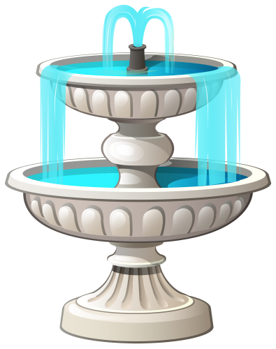 Fountain PNG Clipart - High-quality PNG Clipart Image in cattegory Outdoor PNG / Clipart from ClipartPNG.com