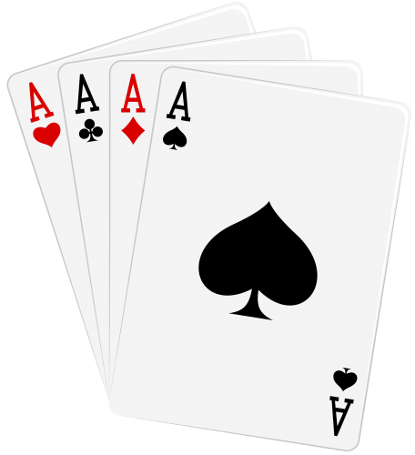 Four Aces Cards PNG Clipart - High-quality PNG Clipart Image in cattegory Games PNG / Clipart from ClipartPNG.com