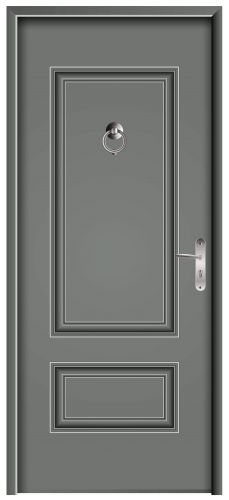 Front Door Grey PNG Clip Art - High-quality PNG Clipart Image in cattegory Doors PNG / Clipart from ClipartPNG.com