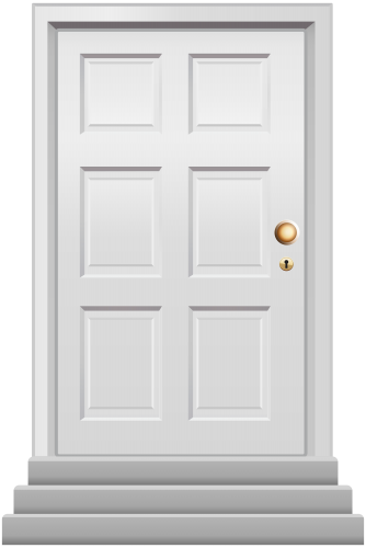 Front Door White PNG Clip Art - High-quality PNG Clipart Image in cattegory Doors PNG / Clipart from ClipartPNG.com