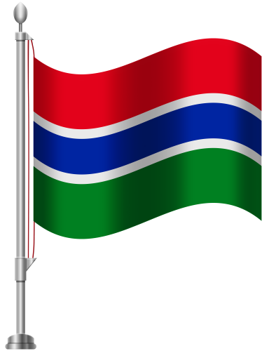 Gambia Flag PNG Clip Art - High-quality PNG Clipart Image in cattegory Flags PNG / Clipart from ClipartPNG.com