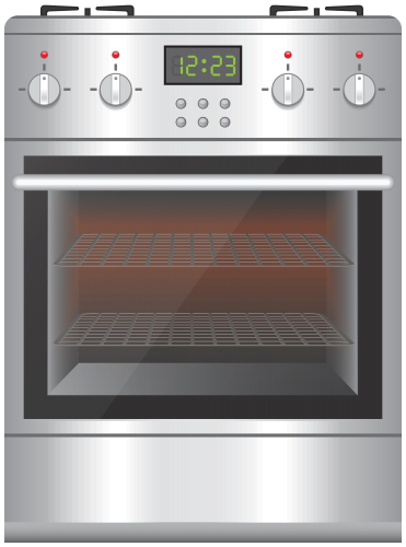 Gas Cooker With Oven PNG Clip Art - High-quality PNG Clipart Image in cattegory Home Appliances PNG / Clipart from ClipartPNG.com