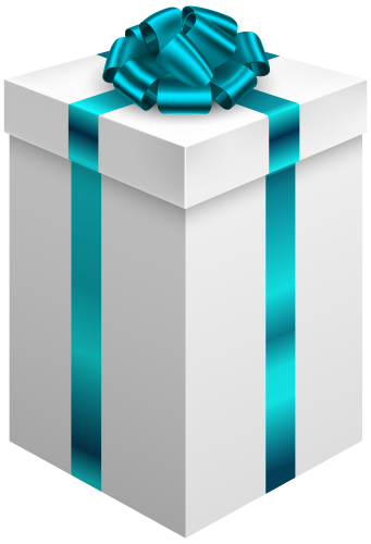 Gift Box with Blue Bow PNG Clipart - High-quality PNG Clipart Image in cattegory Gifts PNG / Clipart from ClipartPNG.com