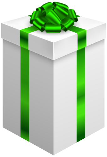 Gift Box with Green Bow PNG Clipart - High-quality PNG Clipart Image in cattegory Gifts PNG / Clipart from ClipartPNG.com