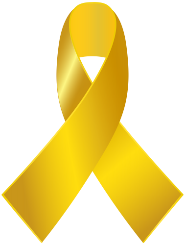 Gold Awareness Ribbon PNG Clip Art - High-quality PNG Clipart Image in cattegory Awareness Ribbons PNG / Clipart from ClipartPNG.com