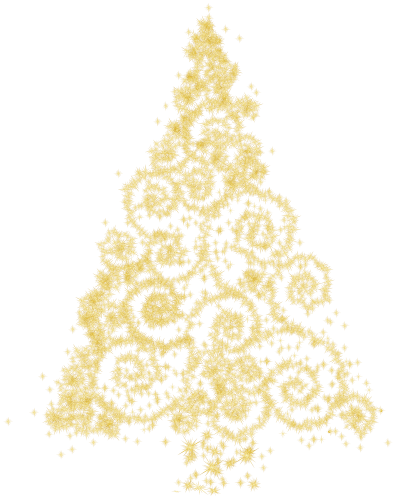 Gold Christmas Tree PNG Clip Art - High-quality PNG Clipart Image in cattegory Christmas PNG / Clipart from ClipartPNG.com