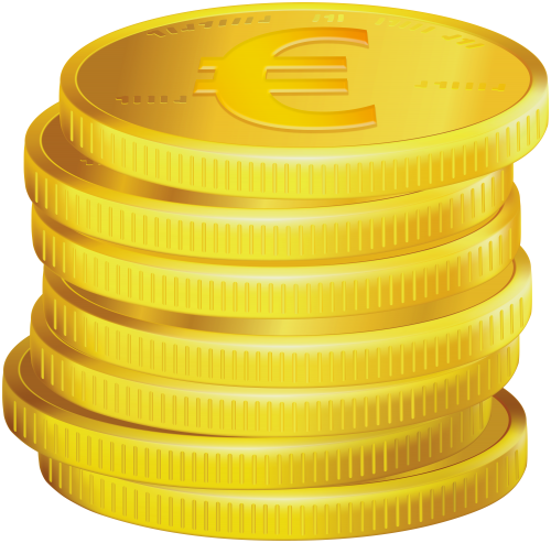 Gold Euro Coins PNG Clipart - High-quality PNG Clipart Image in cattegory Money PNG / Clipart from ClipartPNG.com