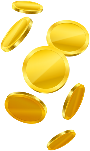 Gold Falling Coins PNG Clipart - High-quality PNG Clipart Image in cattegory Money PNG / Clipart from ClipartPNG.com