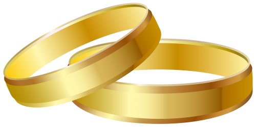 Gold Wedding Rings PNG Clip Art - High-quality PNG Clipart Image in cattegory Wedding PNG / Clipart from ClipartPNG.com