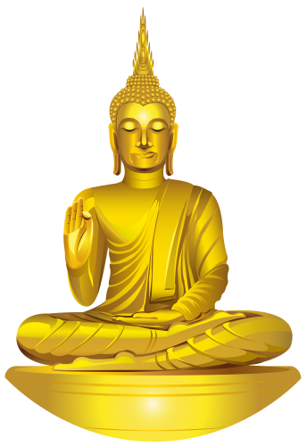 Golden Buddha Statue PNG Clip Art - High-quality PNG Clipart Image in cattegory Buddha PNG / Clipart from ClipartPNG.com