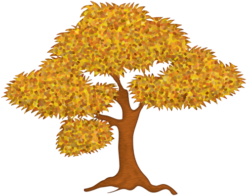 Golden Tree PNG Clipart - High-quality PNG Clipart Image in cattegory Trees PNG / Clipart from ClipartPNG.com
