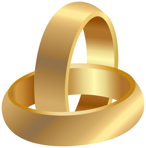 Golden Wedding Rings PNG Clip Art - High-quality PNG Clipart Image in cattegory Wedding PNG / Clipart from ClipartPNG.com