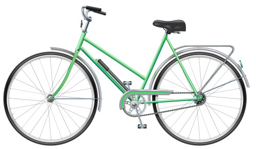 Green Bicycle PNG Clip Art - High-quality PNG Clipart Image in cattegory Transport PNG / Clipart from ClipartPNG.com