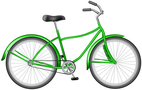 Green Bicycle PNG Clipart Image - High-quality PNG Clipart Image in cattegory Transport PNG / Clipart from ClipartPNG.com