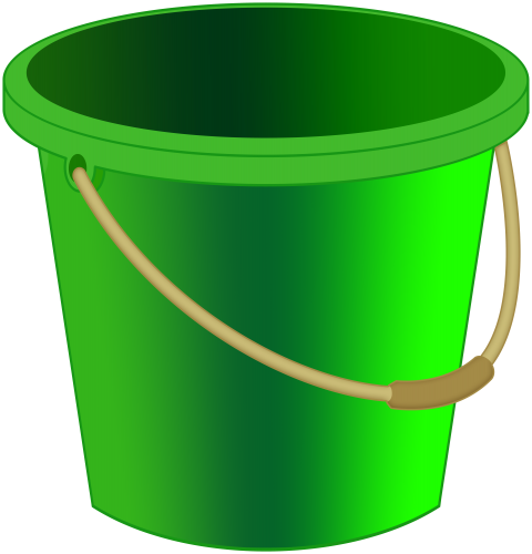 Green Bucket PNG Clipart - High-quality PNG Clipart Image in cattegory Cleaning Tools PNG / Clipart from ClipartPNG.com