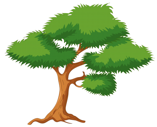 Green Cartoon Tree PNG Clip Art - High-quality PNG Clipart Image in cattegory Trees PNG / Clipart from ClipartPNG.com