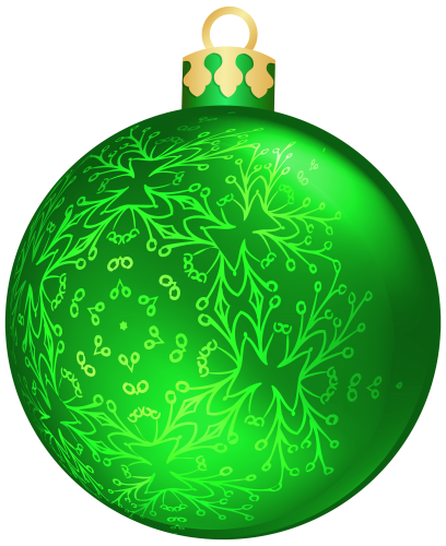 Green Christmas Ball PNG Clipart - High-quality PNG Clipart Image in cattegory Christmas PNG / Clipart from ClipartPNG.com