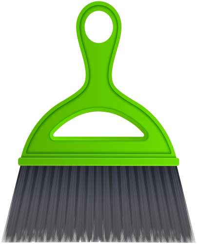 Green Desktop Sweep Cleaning Brush PNG Clip Art - High-quality PNG Clipart Image in cattegory Cleaning Tools PNG / Clipart from ClipartPNG.com
