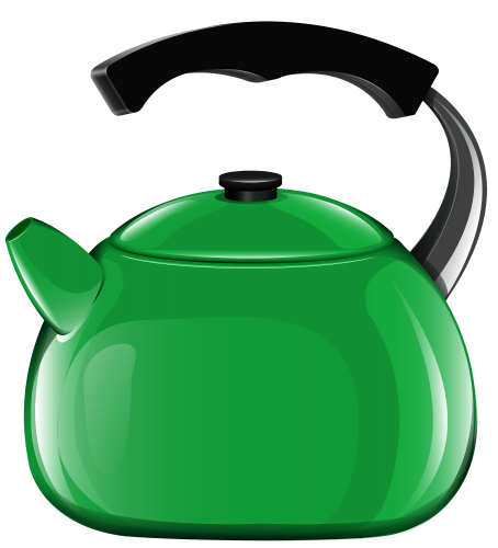 Green Kettle PNG Clipart - High-quality PNG Clipart Image in cattegory Cookware PNG / Clipart from ClipartPNG.com