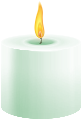 Green Pillar Candle PNG Clip Art - High-quality PNG Clipart Image in cattegory Candles PNG / Clipart from ClipartPNG.com