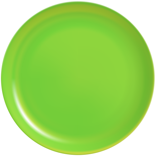 Green Plate PNG Clip Art - High-quality PNG Clipart Image in cattegory Tableware PNG / Clipart from ClipartPNG.com