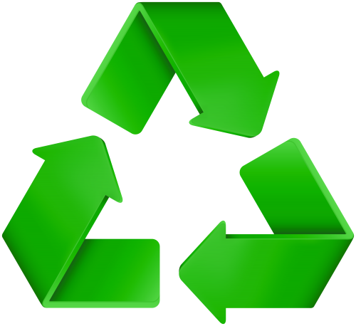 Green Recycle Logo PNG Clip Art - High-quality PNG Clipart Image in cattegory Ecology PNG / Clipart from ClipartPNG.com