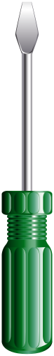 Green Screwdriver PNG Clip Art - High-quality PNG Clipart Image in cattegory Tools PNG / Clipart from ClipartPNG.com