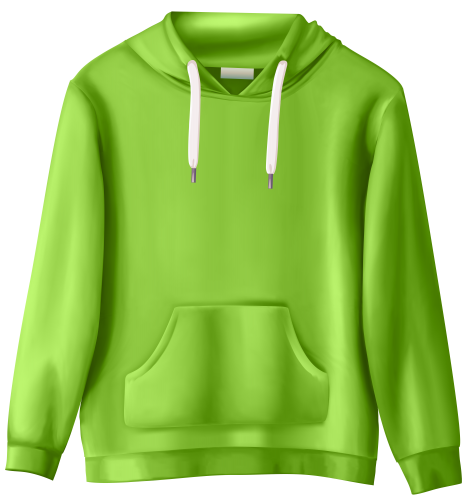 Green Sweatshirt PNG Clip Art - High-quality PNG Clipart Image in cattegory Clothing PNG / Clipart from ClipartPNG.com