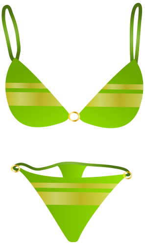 Green Swimsuit PNG Clip Art - High-quality PNG Clipart Image in cattegory Summer PNG / Clipart from ClipartPNG.com