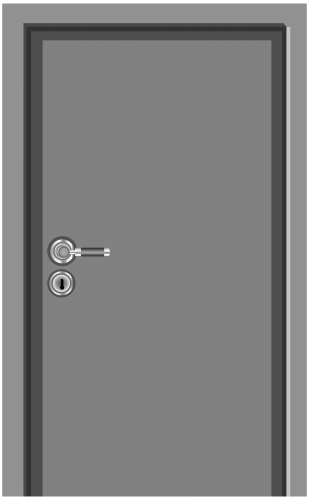 Grey Door PNG Clip Art - High-quality PNG Clipart Image in cattegory Doors PNG / Clipart from ClipartPNG.com
