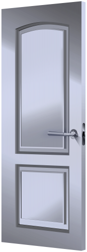 Grey Metal Door PNG Image - High-quality PNG Clipart Image in cattegory Doors PNG / Clipart from ClipartPNG.com