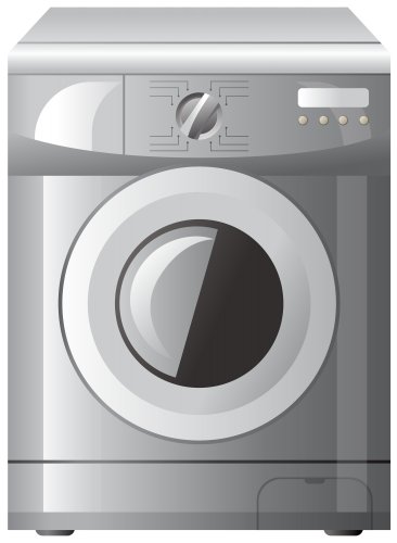 Grey Washing Machine PNG Clipart - High-quality PNG Clipart Image in cattegory Home Appliances PNG / Clipart from ClipartPNG.com
