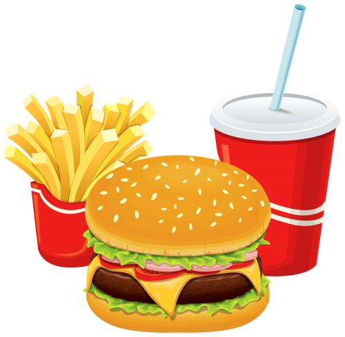 Hamburger Fries and Cola PNG Clipart - High-quality PNG Clipart Image in cattegory Fast Food PNG / Clipart from ClipartPNG.com