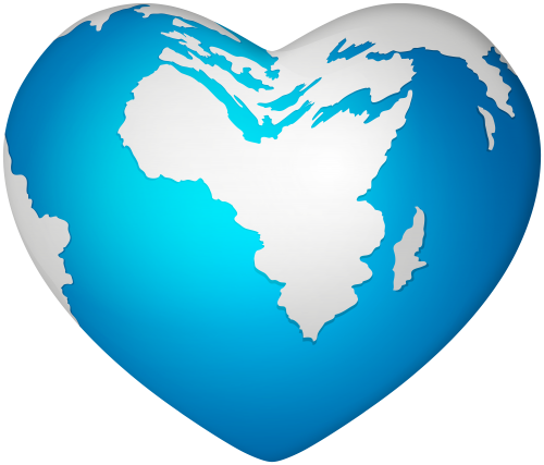 Heart Shape Earth PNG Clipart - High-quality PNG Clipart Image in cattegory Planets PNG / Clipart from ClipartPNG.com