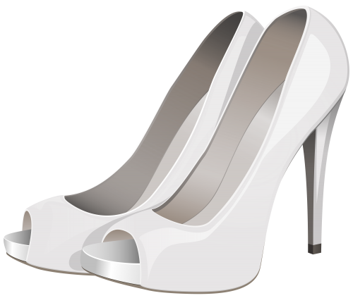 High Heels White PNG Clip Art - High-quality PNG Clipart Image in cattegory Shoes PNG / Clipart from ClipartPNG.com