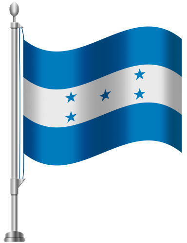 Honduras Flag PNG Clip Art - High-quality PNG Clipart Image in cattegory Flags PNG / Clipart from ClipartPNG.com