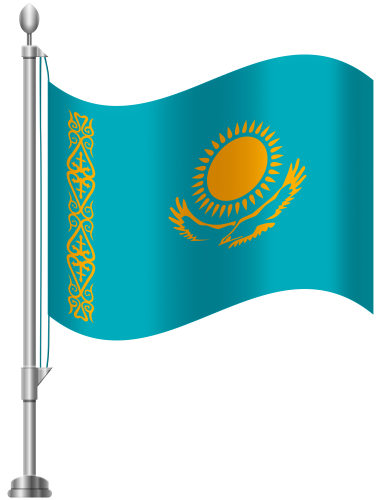 Kazakhstan Flag PNG Clip Art - High-quality PNG Clipart Image in cattegory Flags PNG / Clipart from ClipartPNG.com