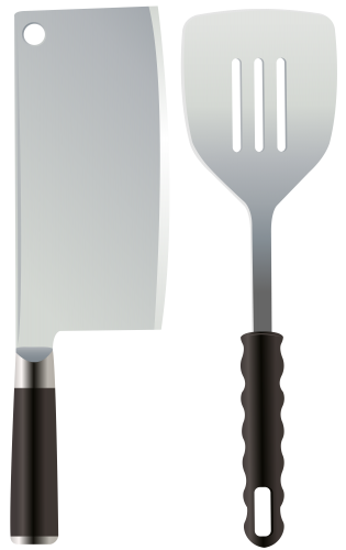 Kitchen Knife and Spatula PNG Clip Art - High-quality PNG Clipart Image in cattegory Cookware PNG / Clipart from ClipartPNG.com