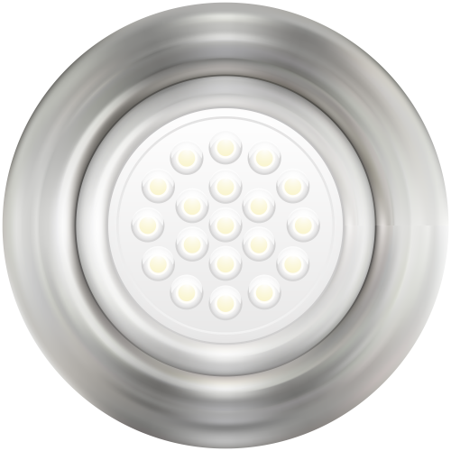 LED Round Dome Ligh PNG Clip Art - High-quality PNG Clipart Image in cattegory Lamps and Lighting PNG / Clipart from ClipartPNG.com