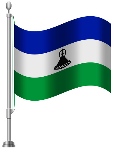 Lesotho Flag PNG Clip Art - High-quality PNG Clipart Image in cattegory Flags PNG / Clipart from ClipartPNG.com
