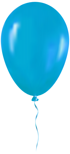Light Blue Balloon PNG Clip Art - High-quality PNG Clipart Image in cattegory Balloons PNG / Clipart from ClipartPNG.com