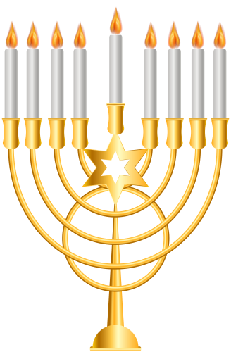 Menorah Gold PNG Clip Art - High-quality PNG Clipart Image in cattegory Hanukkah PNG / Clipart from ClipartPNG.com